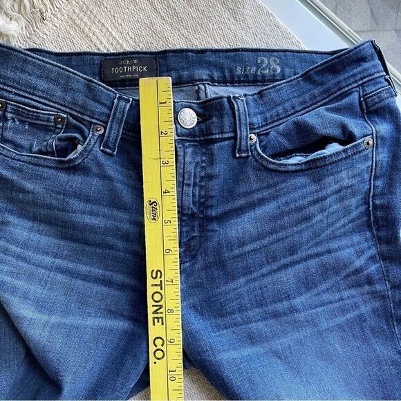 J.Crew Toothpick Jeans, Size 28 - Picture 6 of 8
